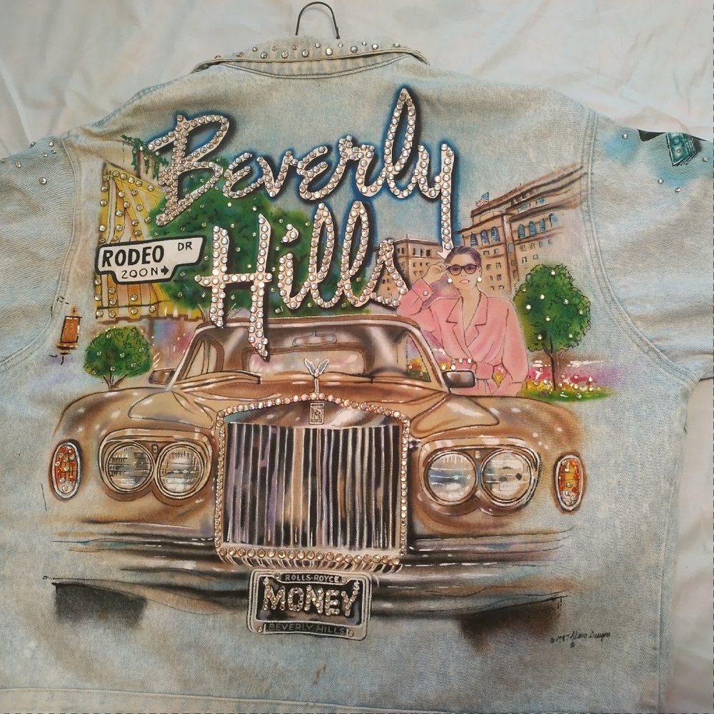 Denim Jacket GONE WILD!  This is...just...jaw dropping :)